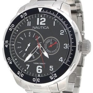 Nautica Multifunction N16548g Kello Musta / Teräs