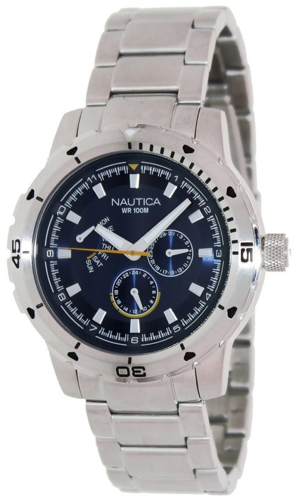 Nautica Multifunction N18621g Kello Sininen / Teräs