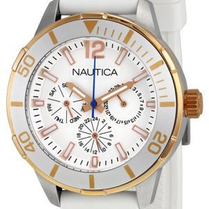 Nautica N15631m Kello Valkoinen / Muovi