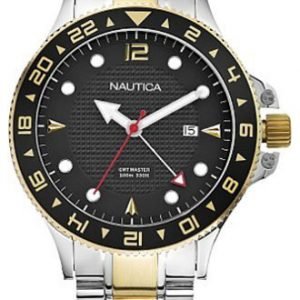 Nautica N24520g Kello Musta / Kullansävytetty Teräs