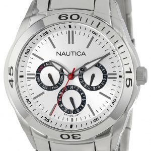 Nautica Nac N13621g Kello Hopea / Teräs