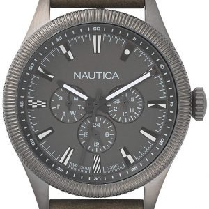 Nautica Napstb002 Kello Harmaa / Nahka