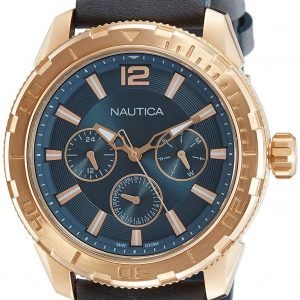 Nautica Napstl003 Kello Harmaa / Nahka