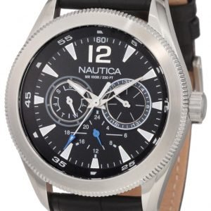 Nautica Ncs N14621g Kello Musta / Nahka