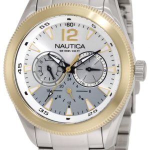 Nautica Ncs N18624g Kello Hopea / Teräs