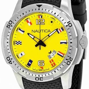 Nautica Ncs Nai13516g Kello Keltainen / Kumi