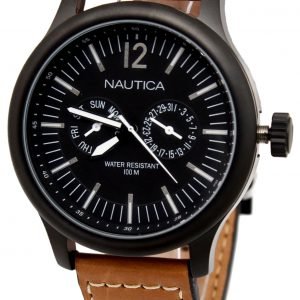 Nautica Nct A13602g Kello Musta / Nahka