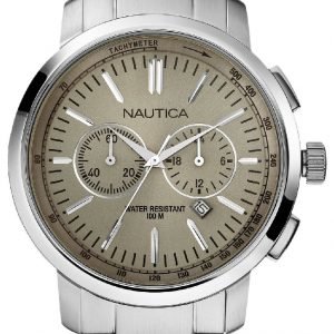 Nautica Nct N22602g Kello Beige / Teräs