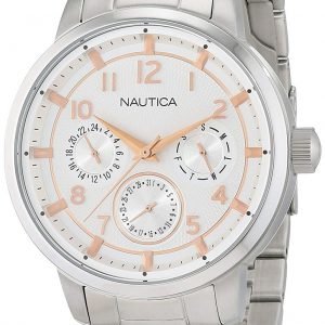 Nautica Nct Nad16554g Kello Hopea / Teräs