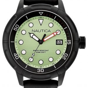 Nautica Nmx A17618g Kello Vihreä / Muovi