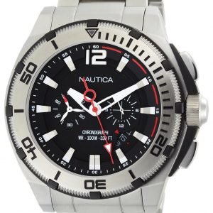 Nautica Nmx N31517g Kello Musta / Teräs