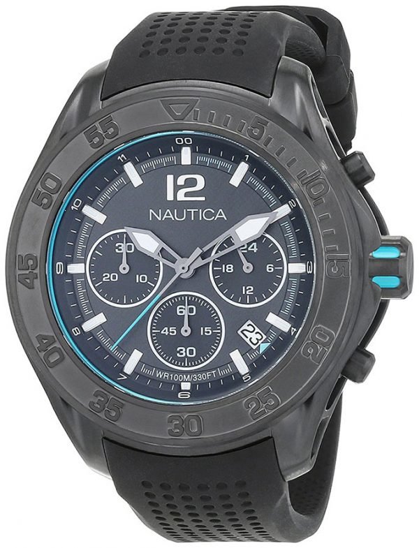 Nautica Nmx Nad25000g Kello Musta / Kumi