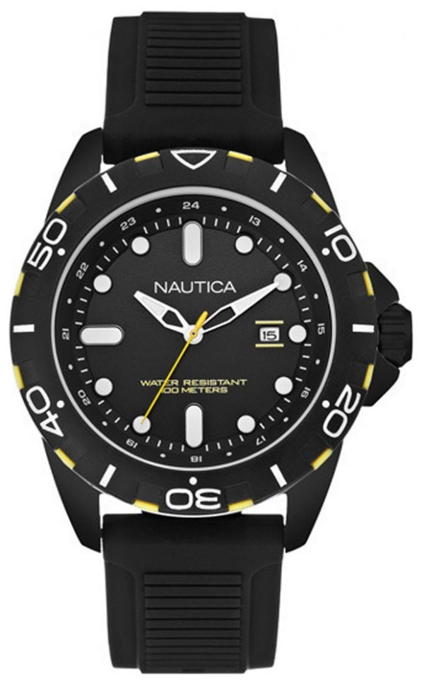 Nautica Nsr A11621g Kello Musta / Kumi