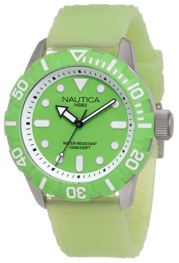 Nautica Nsr N09605g Kello Vihreä / Kumi