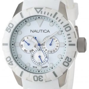 Nautica Nsr N13639g Kello Valkoinen / Muovi