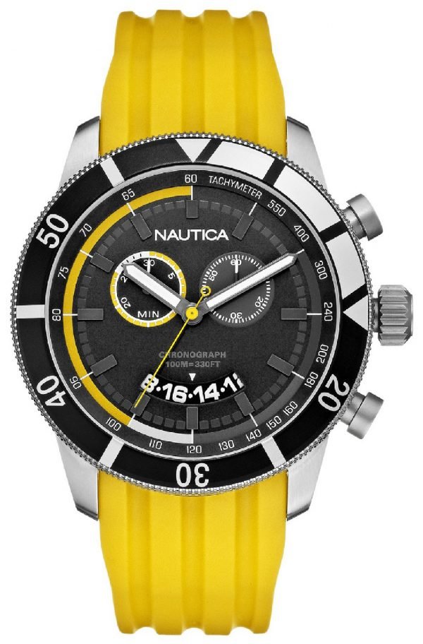 Nautica Nsr N17587g Kello Musta / Muovi