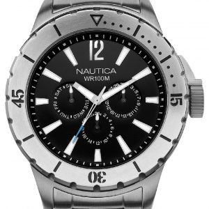 Nautica Nsr N19569g Kello Musta / Teräs