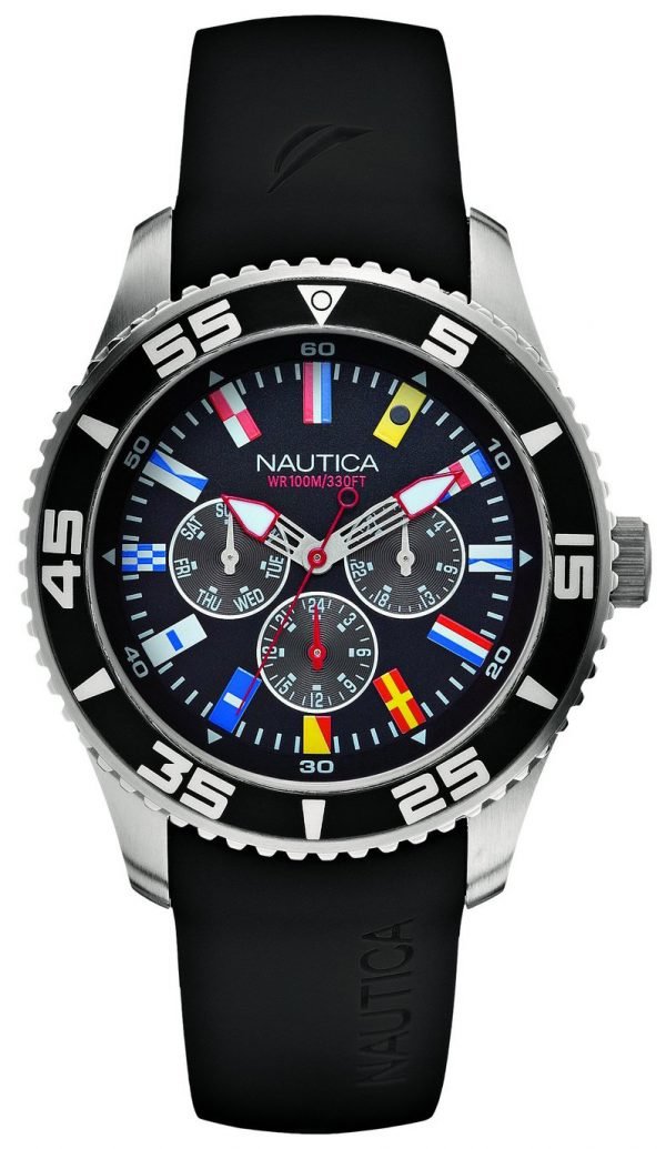 Nautica Nst A12626g Kello Musta / Muovi