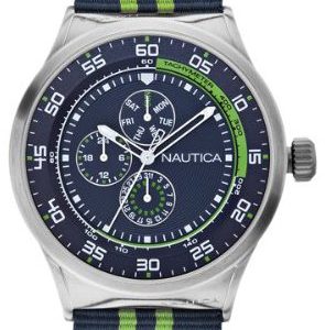 Nautica Nst A14666g Kello Sininen / Tekstiili