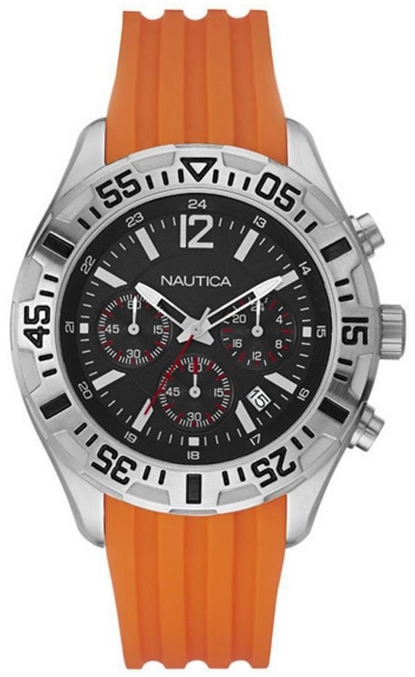 Nautica Nst A17666g Kello Musta / Kumi