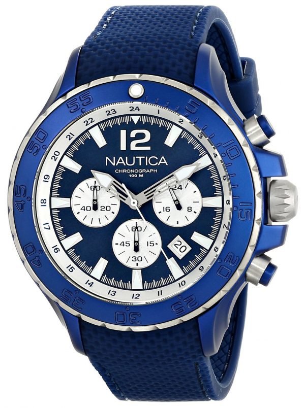 Nautica Nst A22622g Kello Sininen / Kumi