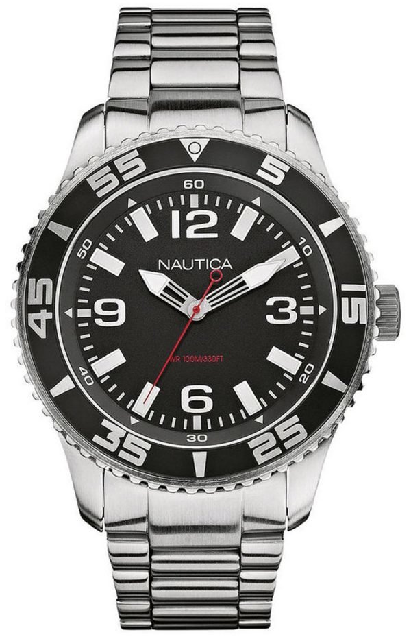 Nautica Nst N11554g Kello Musta / Teräs