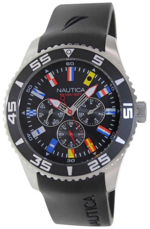 Nautica Nst N12626g Kello Musta / Kumi