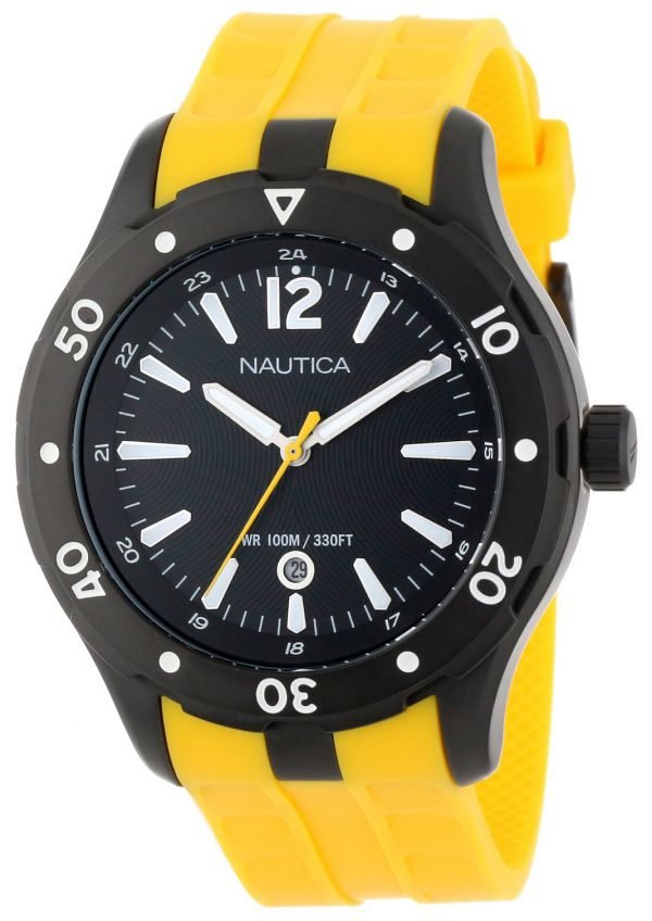 Nautica Nst N15626g Kello Musta / Muovi