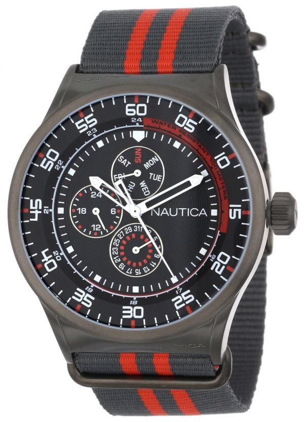 Nautica Nst N16575g Kello Musta / Tekstiili