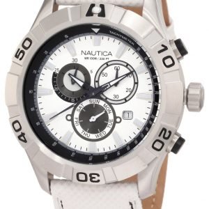 Nautica Nst N18629g Kello Valkoinen / Nahka