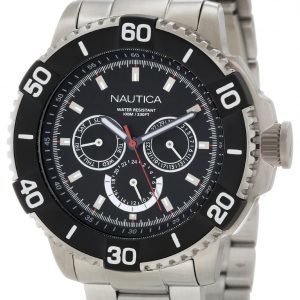 Nautica Nst N19587g Kello Musta / Teräs