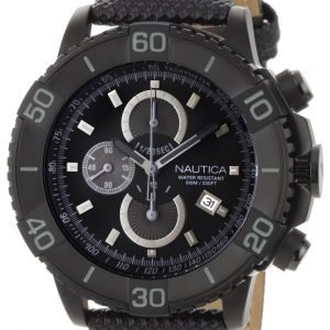 Nautica Nst N20062g Kello Musta / Nahka