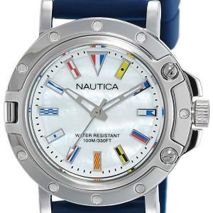 Nautica Nst Nad12551l Kello Valkoinen / Kumi