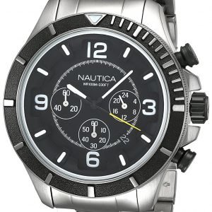 Nautica Nst Nai21506g Kello Musta / Teräs