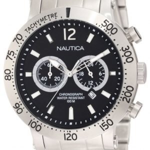 Nautica Nws 200 N23097g Kello Musta / Teräs