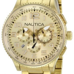 Nautica Ocn 38 N26533m Kello Kullattu / Kullansävytetty Teräs