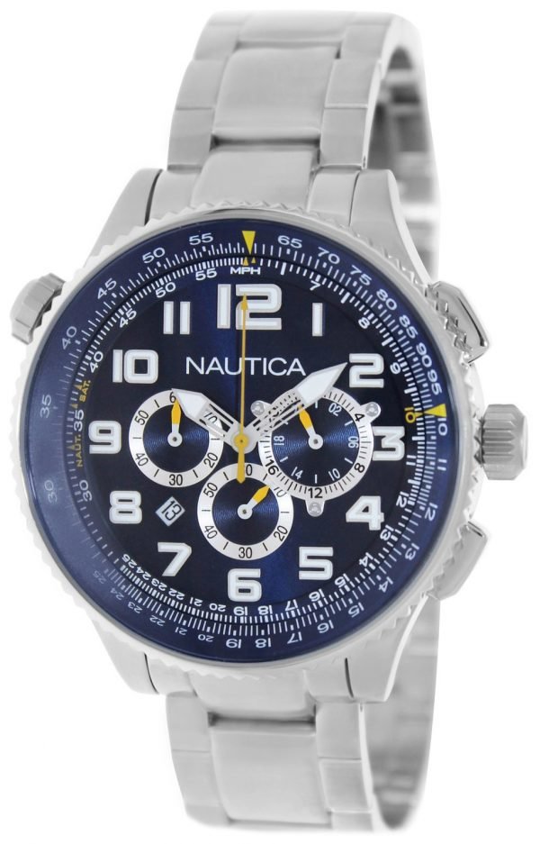 Nautica Ocn 46 A34524g Kello Sininen / Teräs