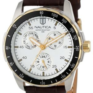 Nautica Windseeker N11502g Kello Hopea / Nahka