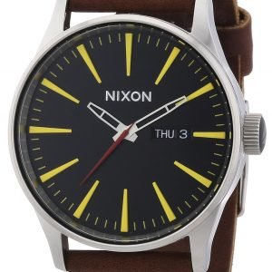 Nixon A105019-00 Kello Musta / Nahka