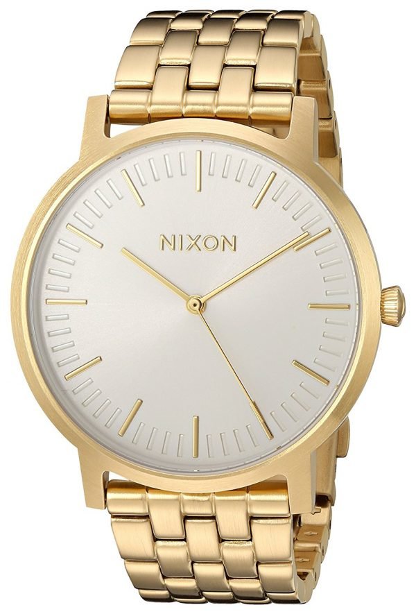 Nixon A10572443-00 Kello Hopea / Kullansävytetty Teräs