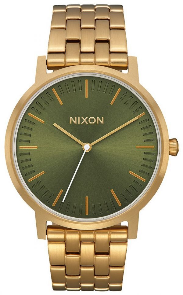 Nixon A10572596-00 Kello Vihreä / Kullansävytetty