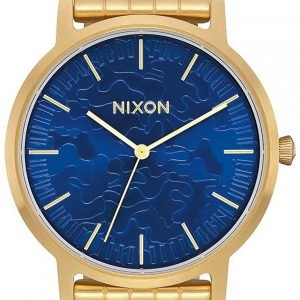 Nixon A10572732-00 Kello Sininen / Kullansävytetty