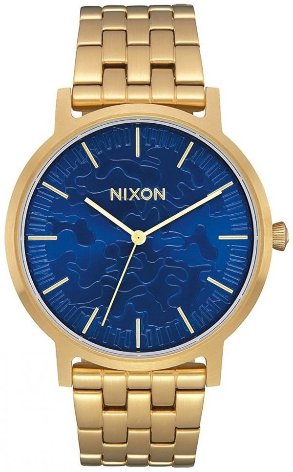 Nixon A10572732-00 Kello Sininen / Kullansävytetty