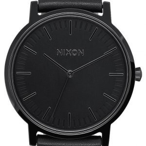 Nixon A1058001-00 Kello Musta / Nahka