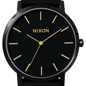 Nixon A10581031-00 Kello Musta / Nahka