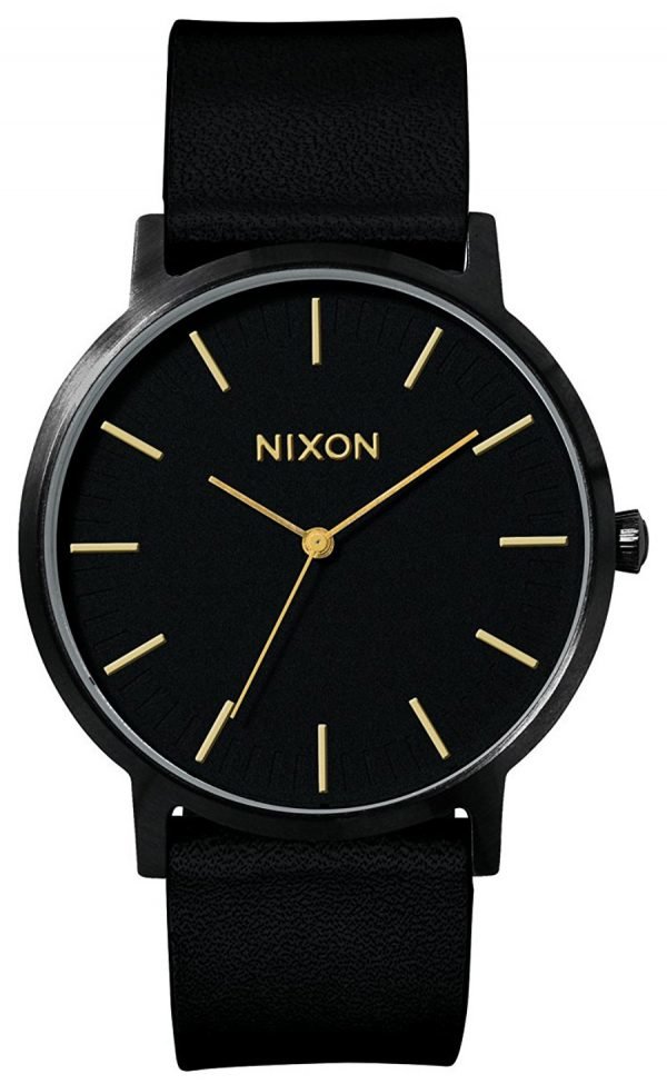 Nixon A10581031-00 Kello Musta / Nahka