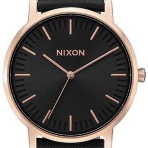 Nixon A10581098-00 Kello Musta / Nahka