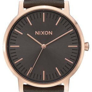 Nixon A10582441-00 Kello Harmaa / Nahka