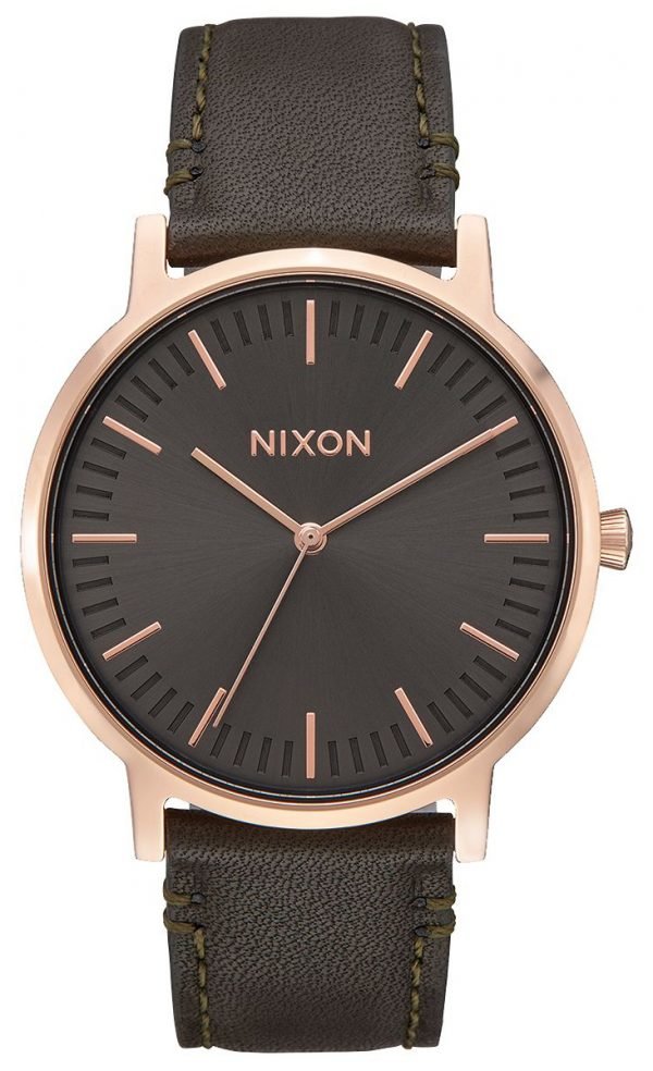 Nixon A10582441-00 Kello Harmaa / Nahka