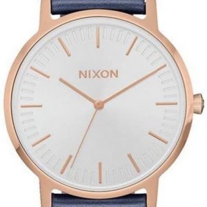 Nixon A10582941-00 Kello Valkoinen / Nahka